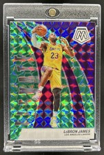 2023-24 Panini Mosaic LeBron James Elevate Mosaic Green #23 Lakers