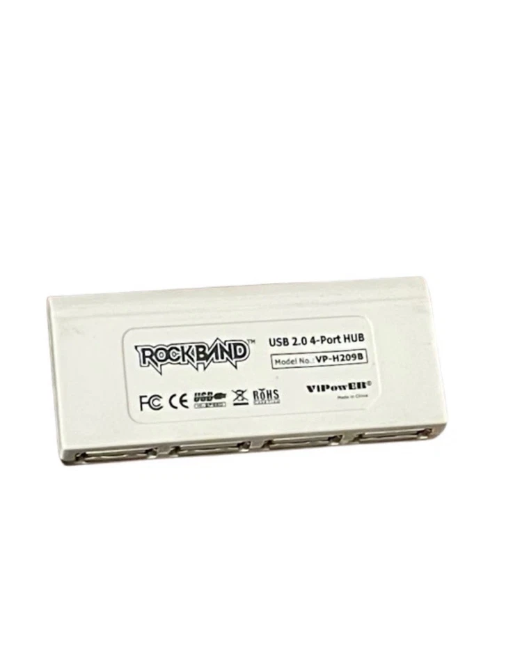 Rock Band Xbox 360 Wii PS2 PS3 USB 2.0 4 puertos Hub ViPower VP-H209 Foto 2 de 4