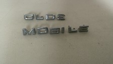 Vintage 1971 1972 Oldsmobile Cutlass Chrome Truck Letters Emblems Oem