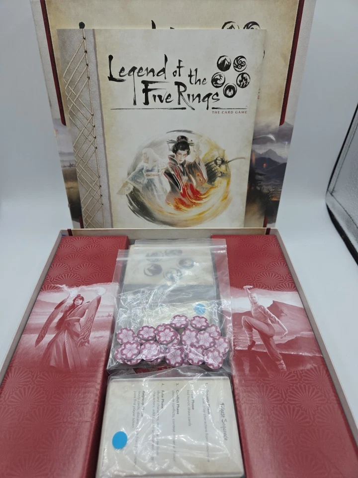 Legend of the Five Rings LCG Core Set Juego de Cartas Fantasía Magic Warfare Militar Foto 3 de 4