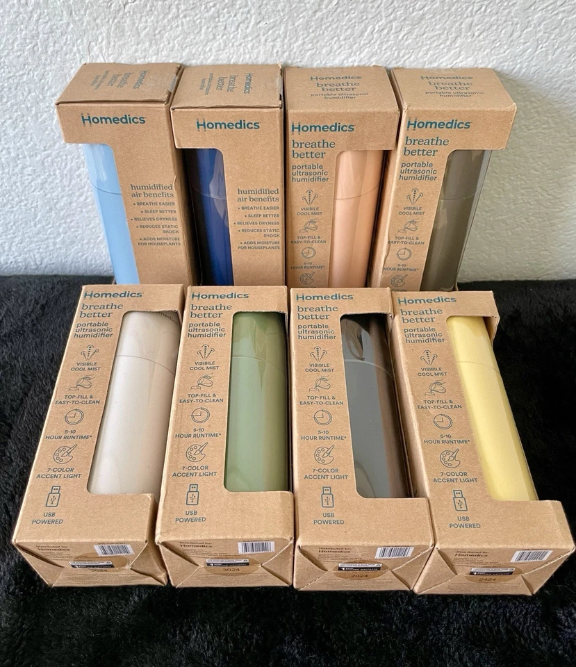 New Homedics Portable USB Humidifier, Best For Gifts! Buy More,more Discount! - Image 2 of 4