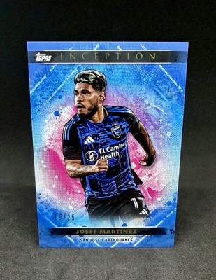 Josef Martinez /25 Blue - Topps Inception MLS 2025 - San Jose Earthquakes #40