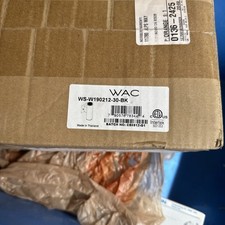 WAC WS-W190212-30-BK Wall Sconce