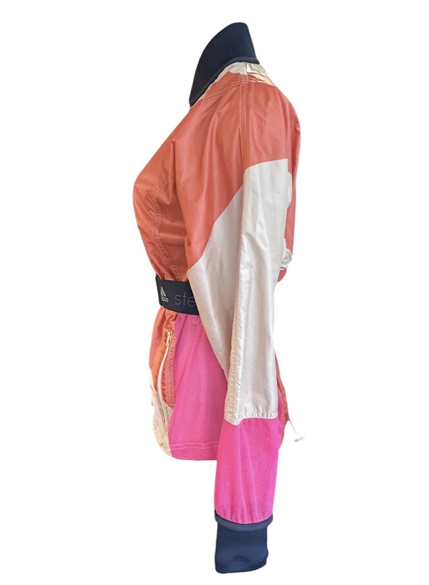 Adidas & Stella McCartney Run Kite Climate Belted Jacket Sporty Windbreaker S View 5
