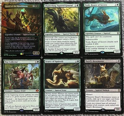 mtg commander squirrel deck EDH Squirrel Deck - Commander MTG Magic the Gathering