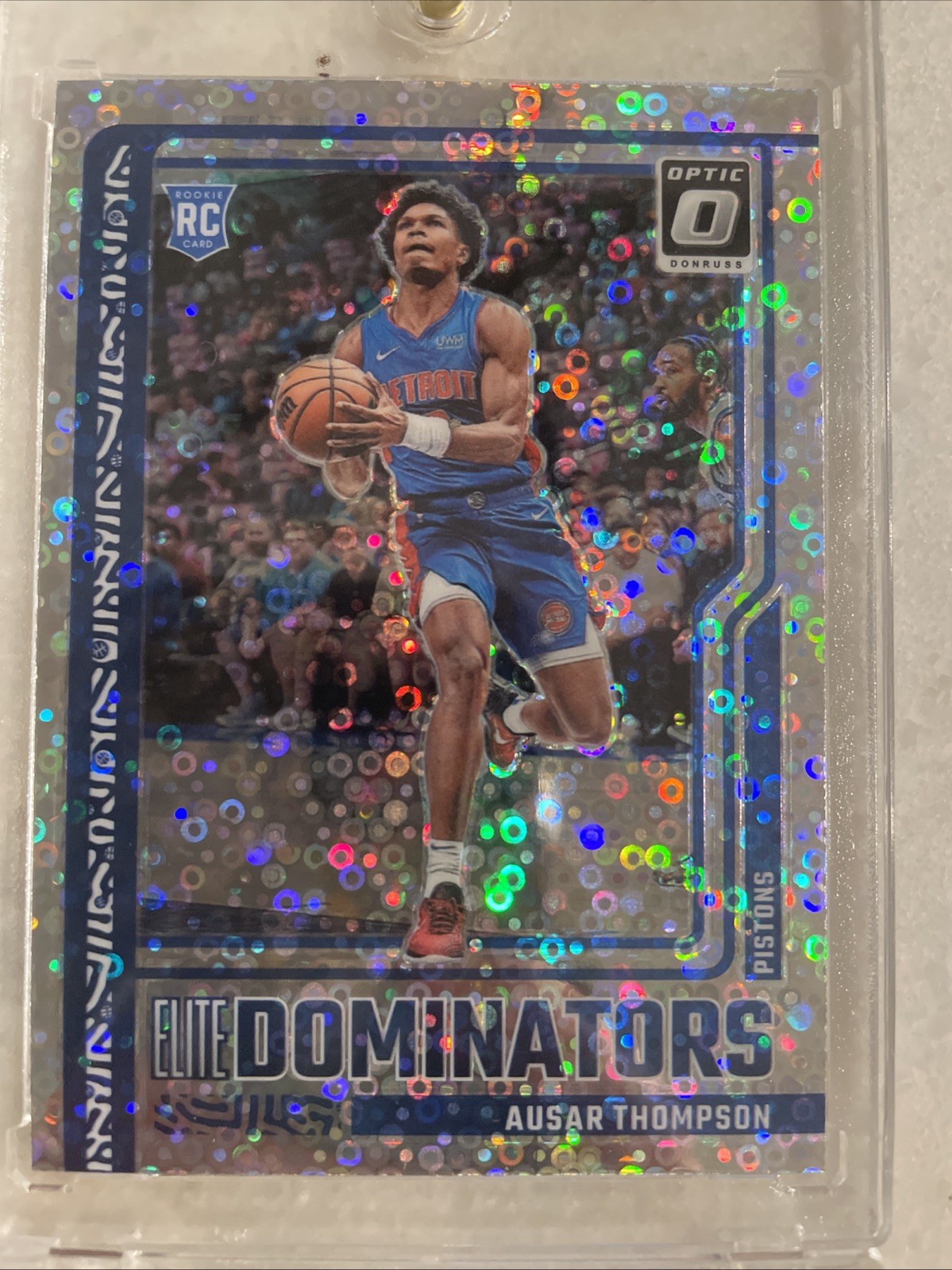 2023-24 Donruss Optic Elite Dominators Ausar Thompson (RC) Disco Pistons