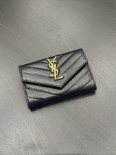Saint Laurent YSL Classic Leather Purse Black
