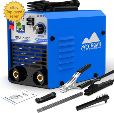 Mini Stick Welder 110V Welding Machine - 200A Portable Welding Machine with 5Pcs