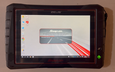 Snap On Zeus Scanner & 4 Chn Lab Scope Shop Owner's Personal Tool