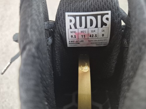 Scarpe da wrestling Rudis Colt 3.0 uomo taglia 9,5 donna taglia 11 nere logo stringato  - Foto 10 di 15