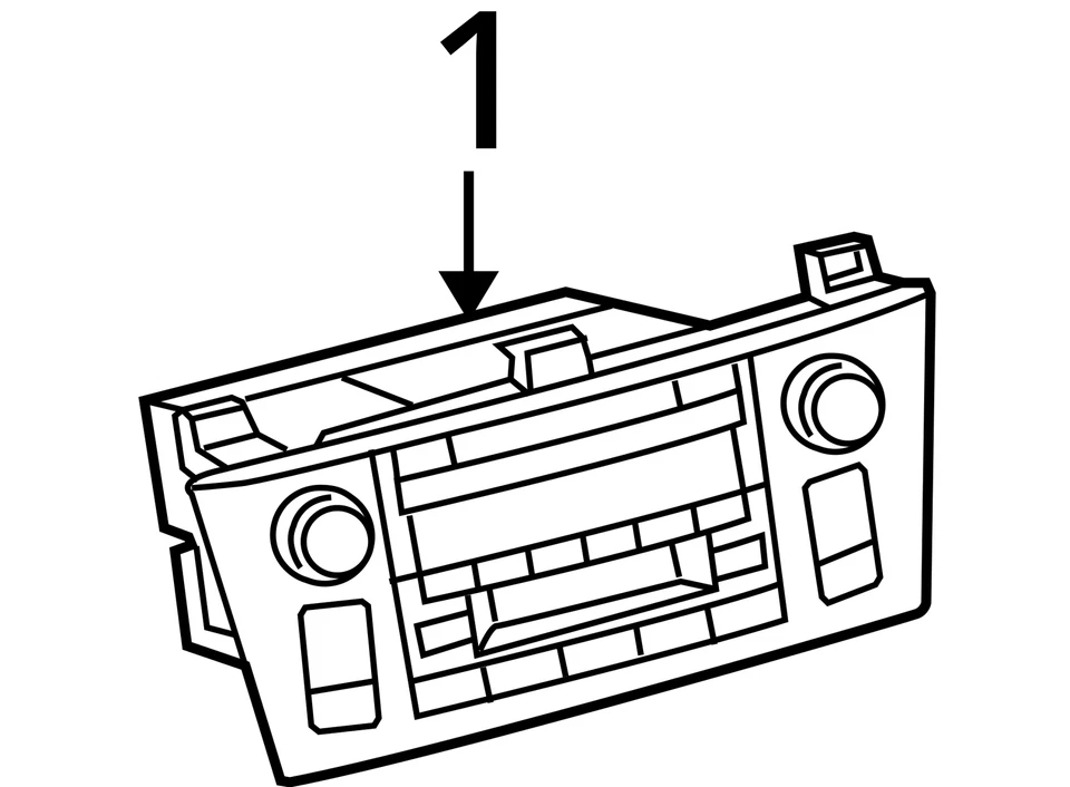 Toyota Solara 2004-2006 aire acondicionado calefacción climatización 86120-aa140 HK64I Foto 4 de 4