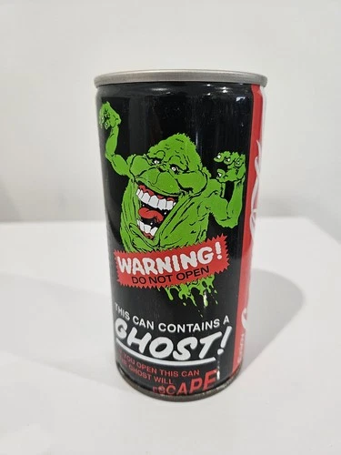 Genuine Vintage 1989 Ghostbusters Coca-Cola Coke Can (Unopened) Read Desc