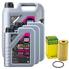 Motoröl Set Top Tec 4400 5W-30 LIQUI MOLY 8 Liter + Ölfilter für Nissan Renault