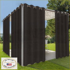 OutdoorLines Waterproof Indoor/Outdoor Curtains for Patio - Privacy Sun-Blocking