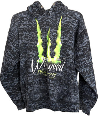 Wildwood New Jersey Hoodie Mens M Graphic Monster Energy Pullover