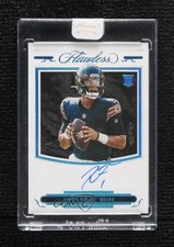 2021 Panini Flawless Rookie Shadow Signatures Platinum 1/1 Justin Fields Auto RC