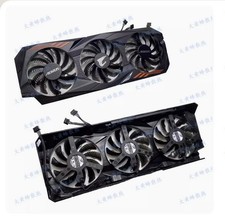 Graphics Card Fan with Casing PLD08010S12HH For Gigabyte GTX1060 1070ti AORUS  