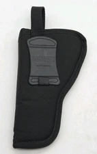 Blackhawk Hand Gun Holster Size 02 Black Belt Loop Snap Close Right Hand  USA