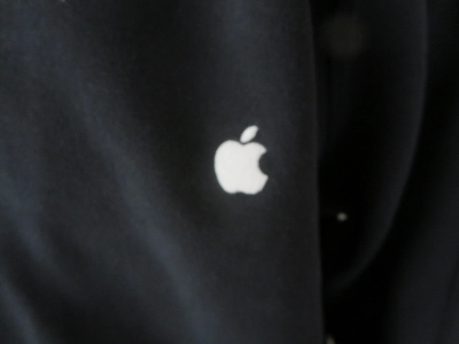 Apple Store Employee Jacket Full Zip Embroidered Logo Black Long Sleeve Size 3XL - product detail image 3