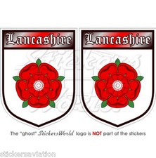 LANCASHRE County Schild ENGLAND UK Vinyl Sticker Aufkleber 75mm x2