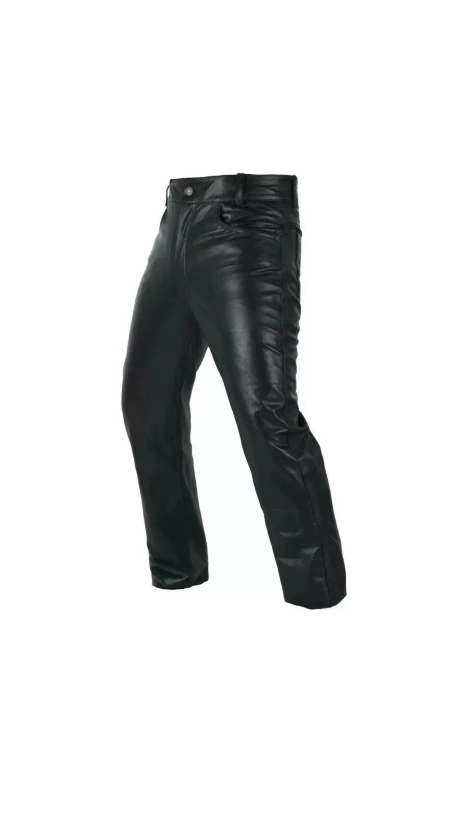 Men's Thick Cow Leather pant Jeans style Model Pant 48"