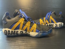 Adidas Dame 6 Stone Cold Damian Lillard Austin 3:16 Black Blue Mens Size 8