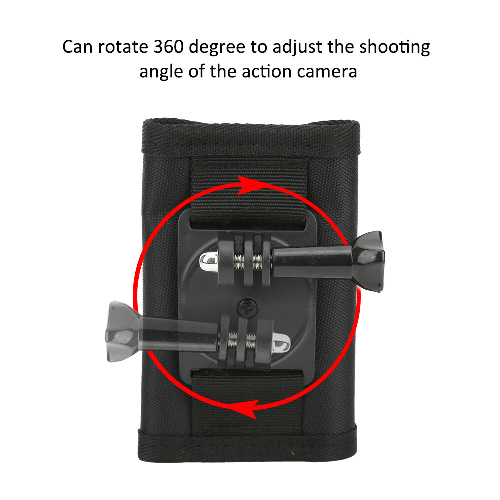 Action Camera 360° Backpack Clip Clamp Mount Accessory For 8/7/6/5 Set-image