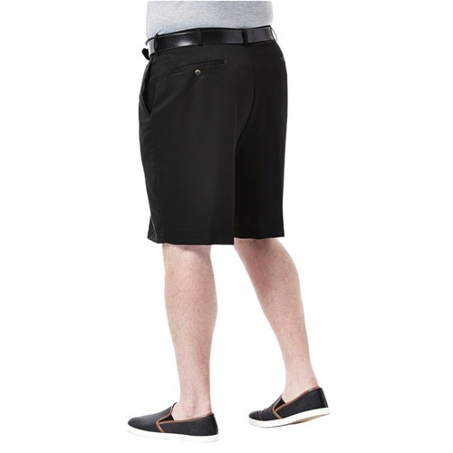 NWT 46W Haggar Men's Cool 18 Classic Fit Expandable Waist Shorts - Big & Tall - Picture 3 of 5