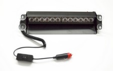 Interior 12V LED Orange 300 mm Visor Flashing Beacon Dashboard Emergency Lights