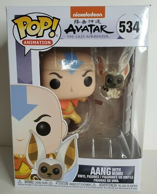 🔥 FUNKO POP + Protector! AVATAR THE LAST AIRBENDER #534 - AANG