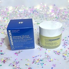 OLE HENRIKSEN Dewtopia 5 Acid Firming Night Creme 1.7oz/50mL New In Box RV 60