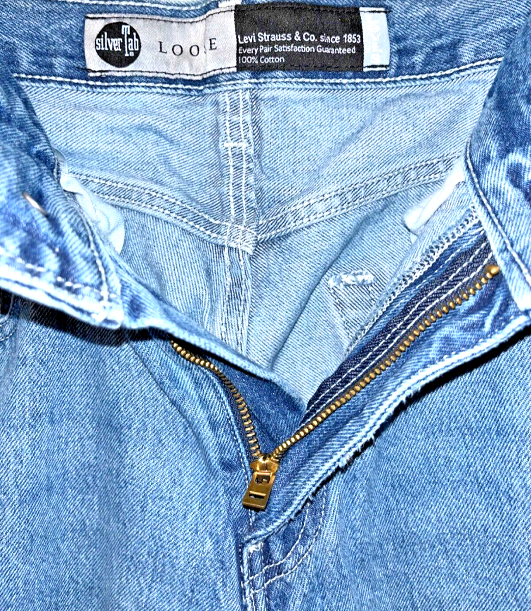 Levis SilverTab Jeans Light Wash Loose Relaxed Fit Skater 29x32