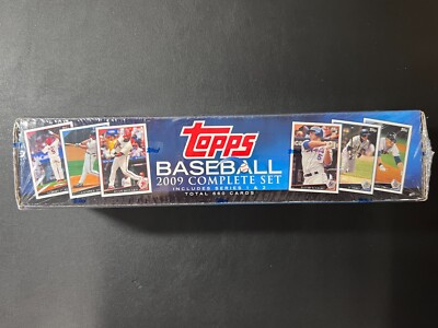 2009 Topps MLB Baseball Card Complete Set Series 1 & 2 Factory