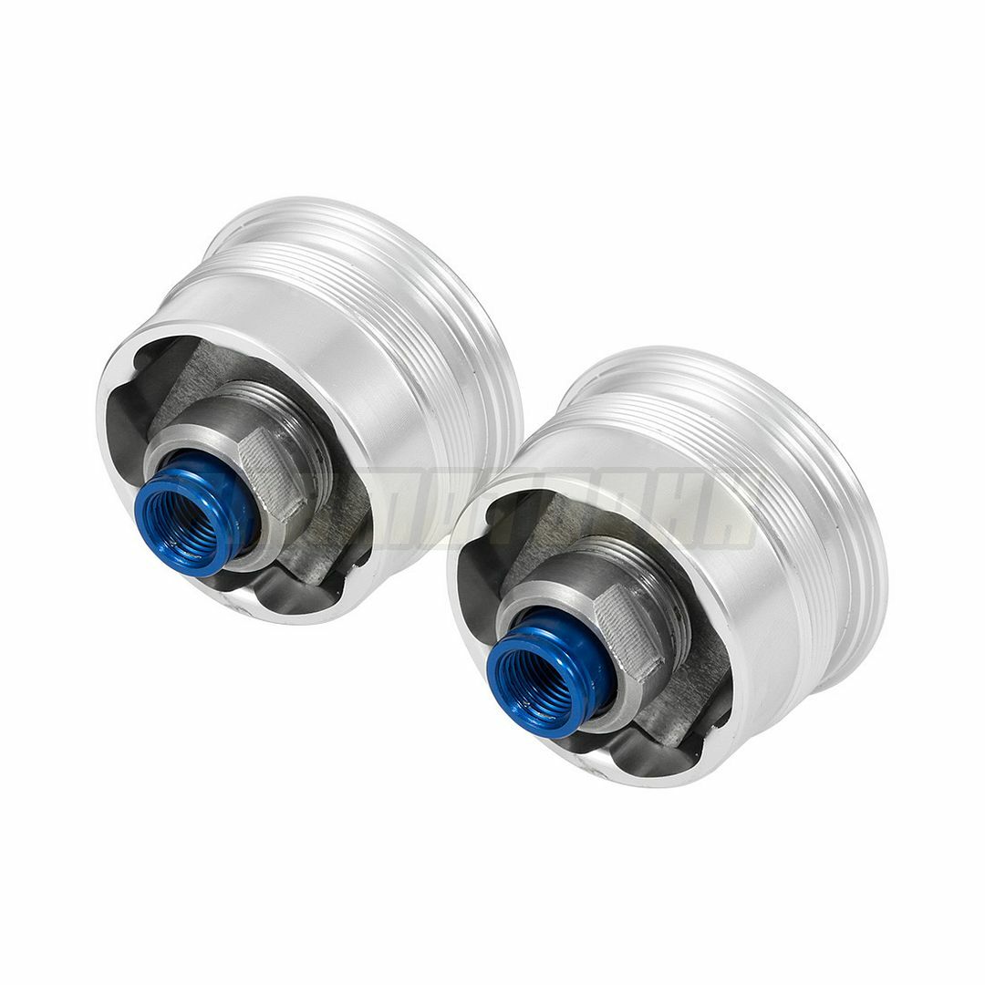 Preload Fork Caps Adjusters Covers Bolts For Kawasaki ZX-6R ZX6R