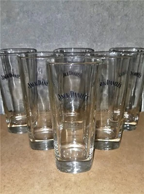 6 VERRES JACK DANIEL'S HAUT 35CL + 6 SOUS BOCKS JACK OFFERTS
