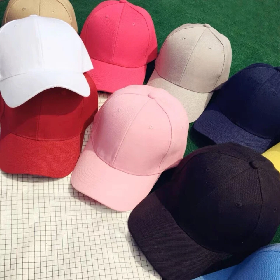 Мужская кепка повседневный регулируемый мяч папа шляпа простоя твердого мыть женщин хлопок бейсбол - Изображение 2 из 4