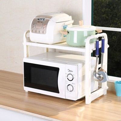 Microwave Oven Rack Kitchen Corner Shelf Home Storage Holder Stand
