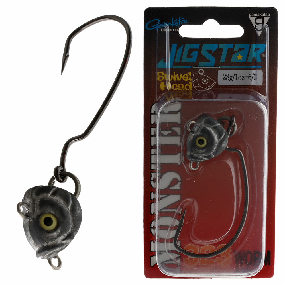 Jig Star Monster Swivel Jig Head Rigged 6/0 28g Australia