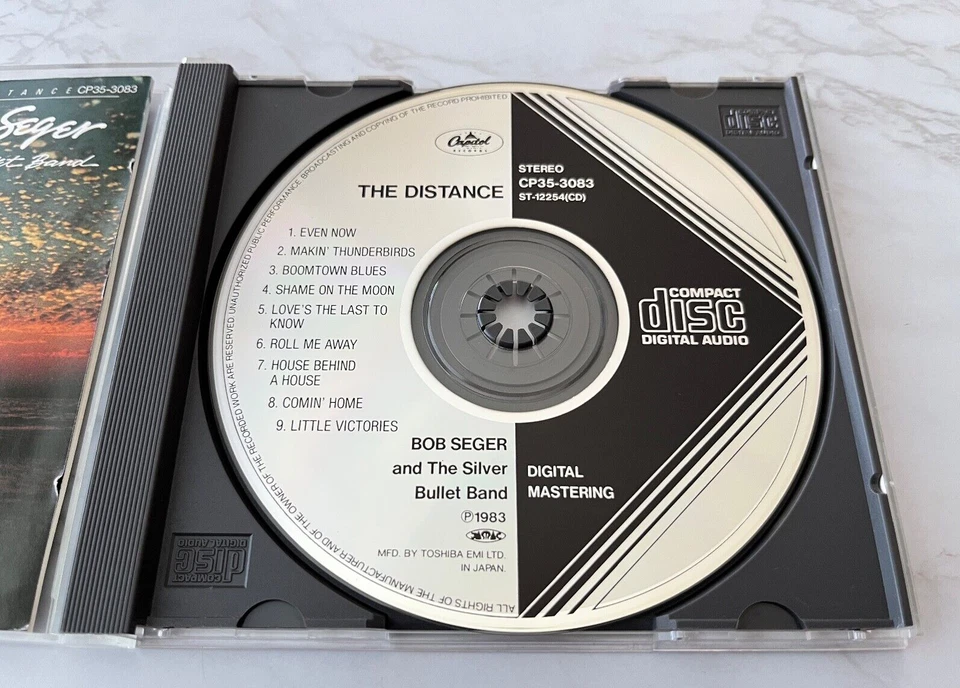 Bob Seger The Silver Bullet Band The Distance CD 1ST JAPAN PRESS! BLACK TRIANGLE - Image 2 of 4