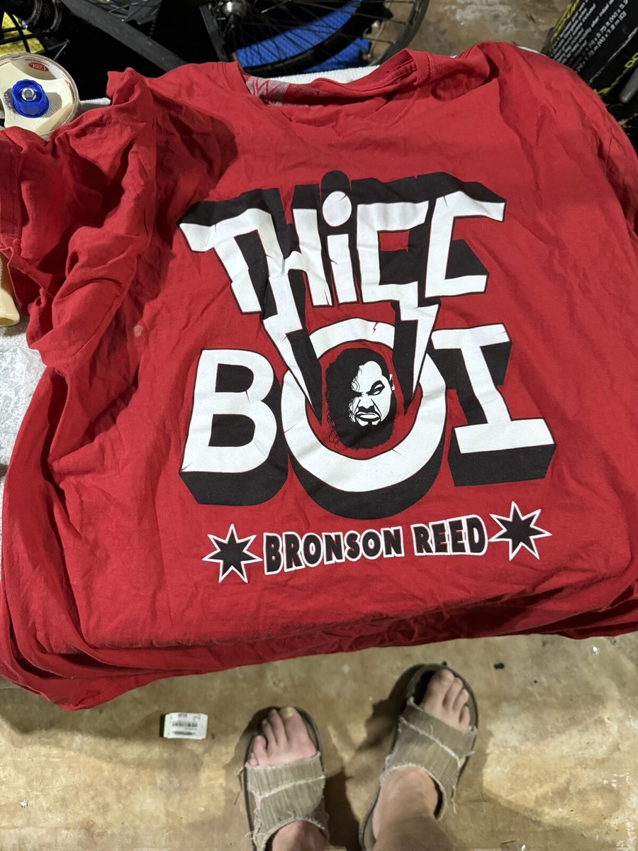 Bronson Reed Thicc Boi 1st WWE Official T-Shirt 2XL | eBay