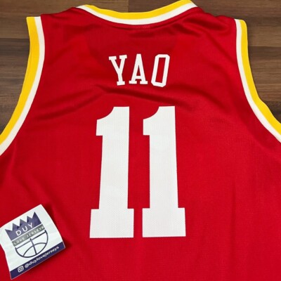 Reebok Jersey NBA Houston Rockets Yao Ming HWC Mens Sz Large | eBay