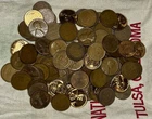 Wheat Cent  3 Rolls Unchecked for Errors 150 Cents Lots Of Mint Marks