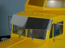 New Aluminum Bowtie Sun Visor Plate Tamiya R/C 1/14 King Grand Hauler Truck