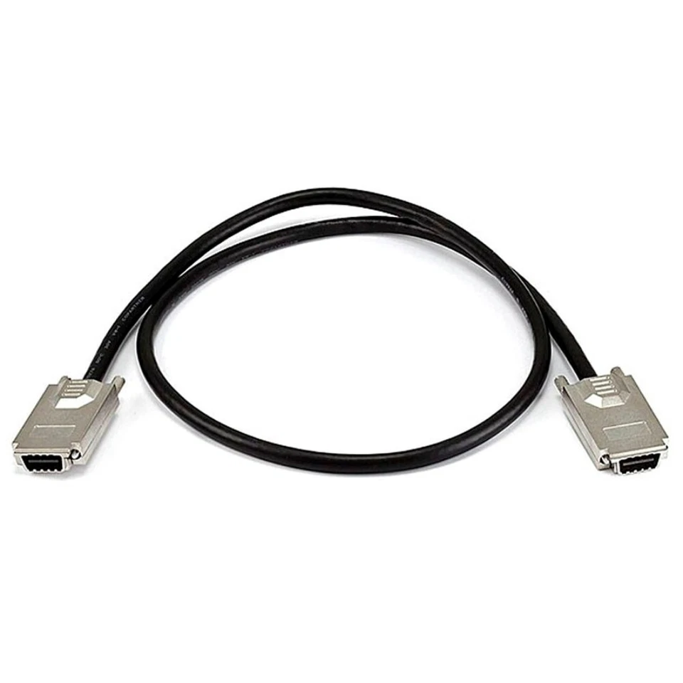 1M External SAS 34pin SFF-8470 Male to Male Data Cable w/ Thumbscrews 28AWG - Image 3 of 3