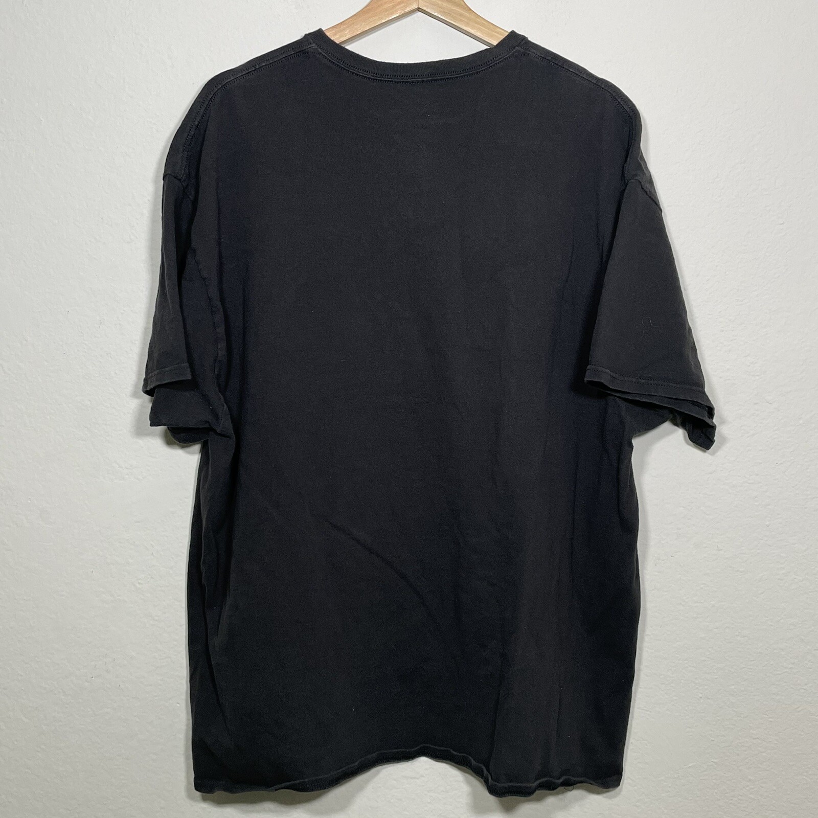 FILA T shirt Death Row Records nera cotone manica corta logo grafica uomo taglia 2X