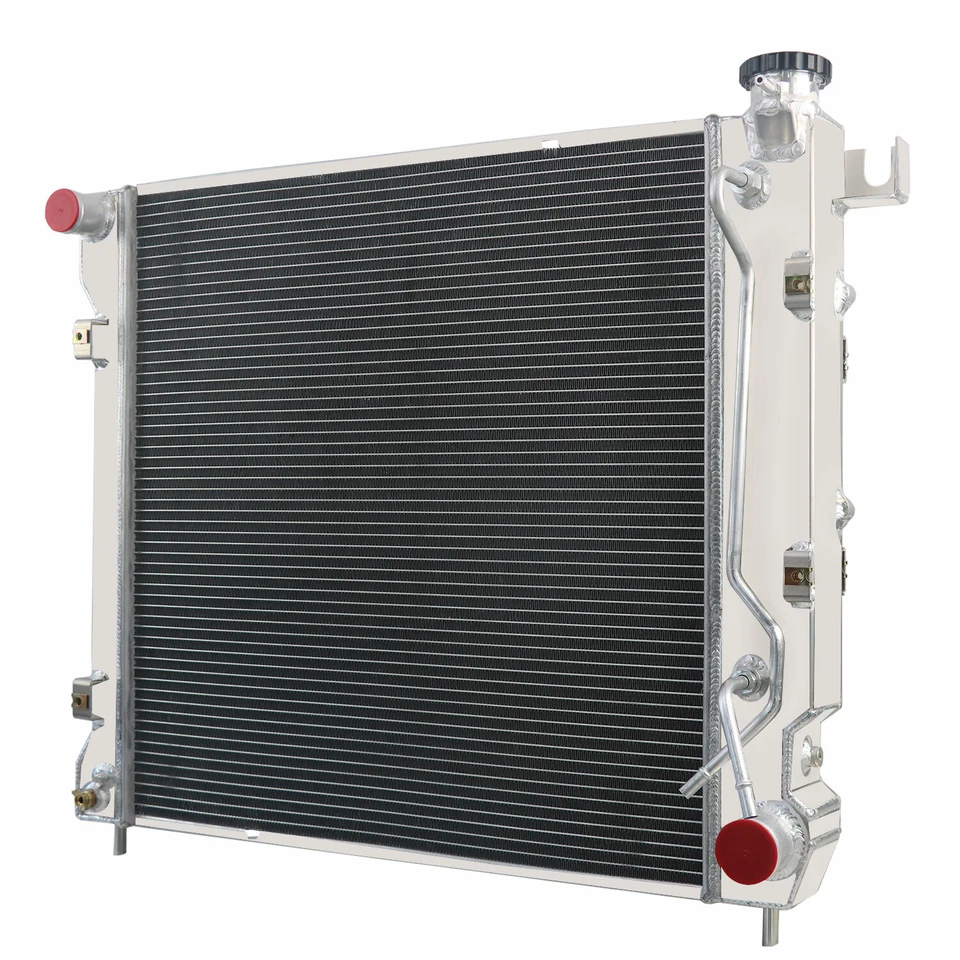 4 Row ALUMINUM RADIATOR FIT 97-1999 DODGE DAKOTA DURANGO 3.9L V6 5.2L 5.9L V8 Foto 2 de 4