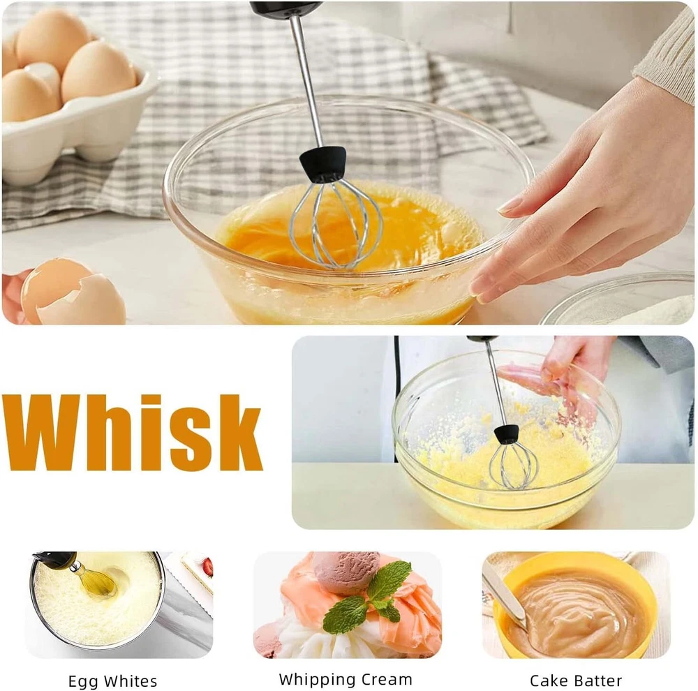 Milk Frother Handheld Usb Charging Wireless Mini Mixer with Variable Speeds