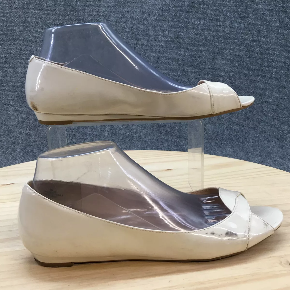 Nine west white flats sale