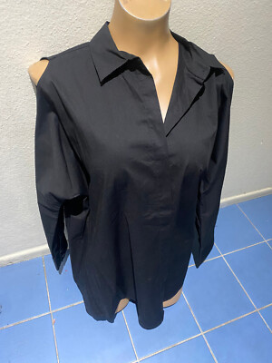 dkny cold shoulder top