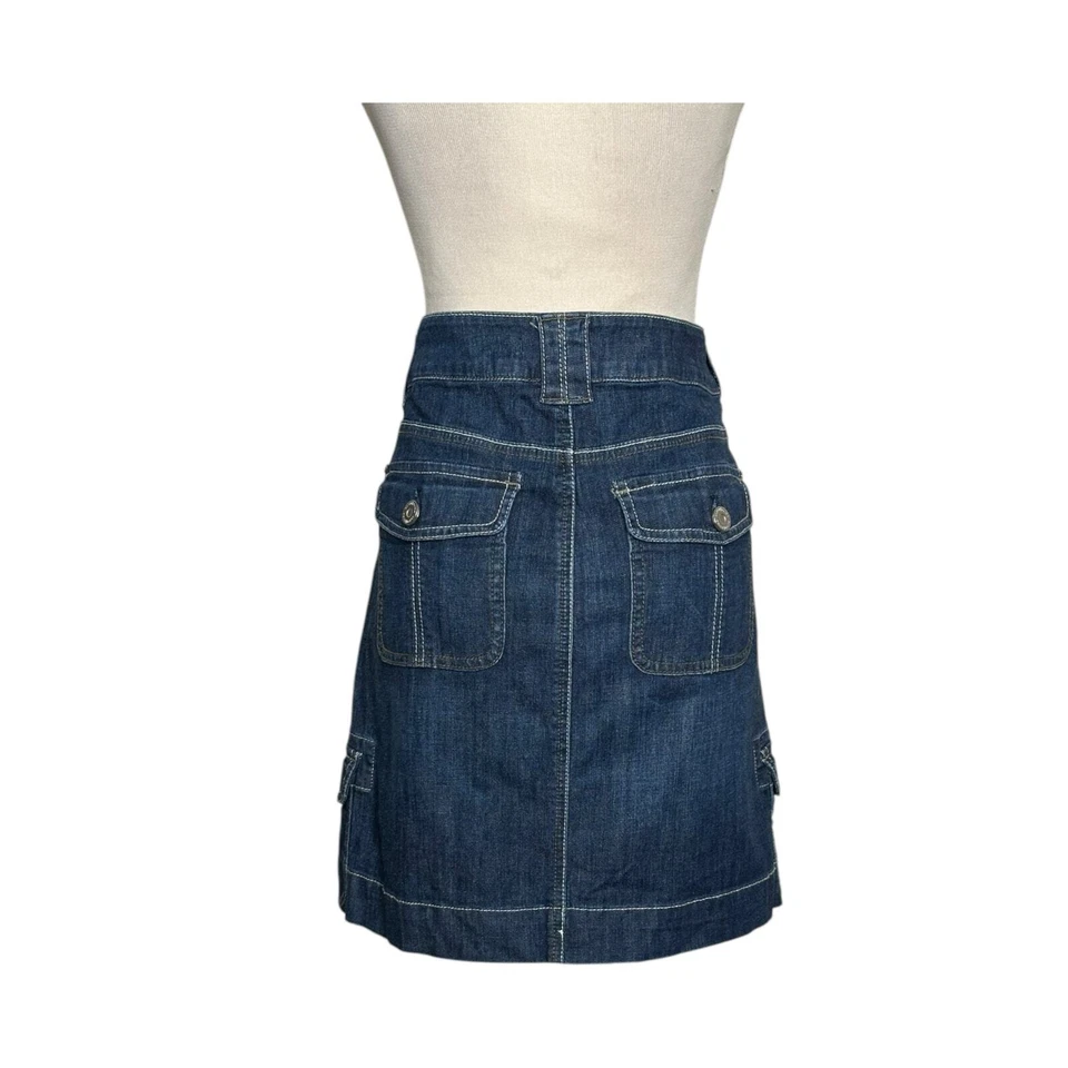 Minifalda vaquera azul White House Black Market talla 4 Foto 2 de 4